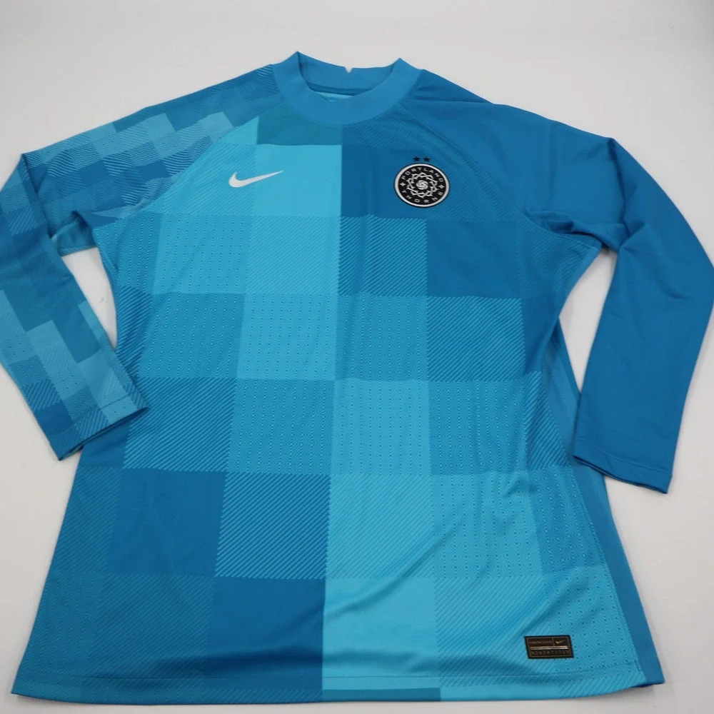 Nike Portland Thorns FC Goalkeeper Jersey Womens XL Blue CV8403-446 Long Sleeve
